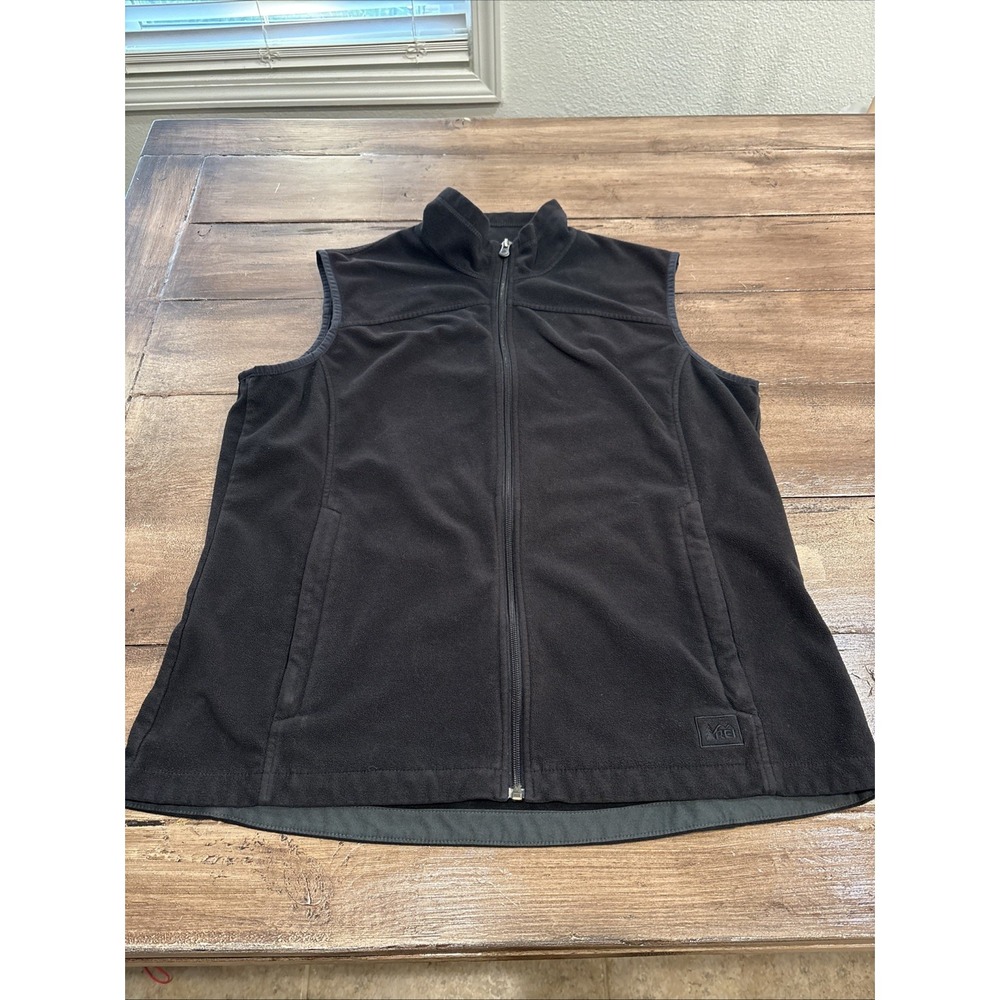 REI Fleece Vest Women's Extra Large Black Hike Outdoors‎ Wind
